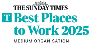 The Sunday Times best place to work 2025 logo